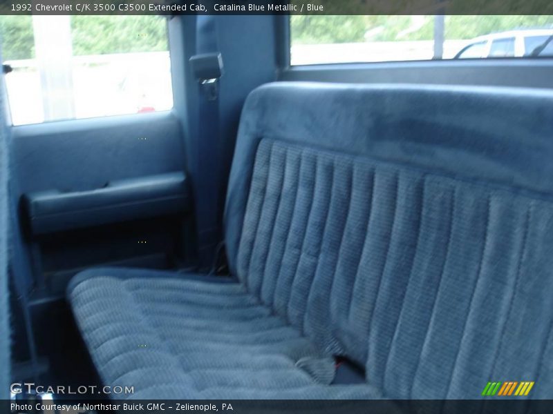 Catalina Blue Metallic / Blue 1992 Chevrolet C/K 3500 C3500 Extended Cab