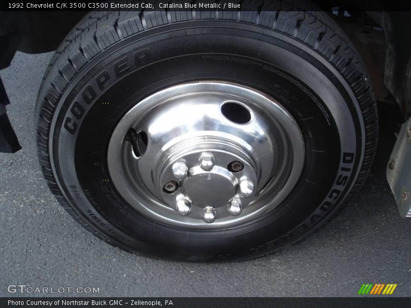 Catalina Blue Metallic / Blue 1992 Chevrolet C/K 3500 C3500 Extended Cab