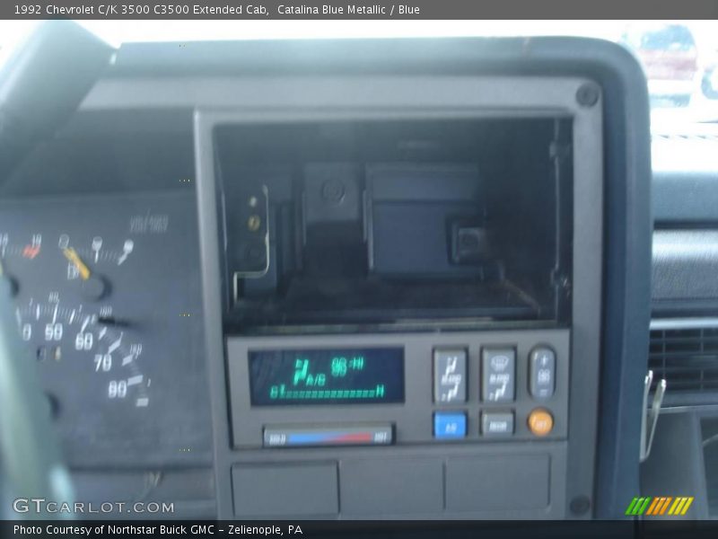 Catalina Blue Metallic / Blue 1992 Chevrolet C/K 3500 C3500 Extended Cab