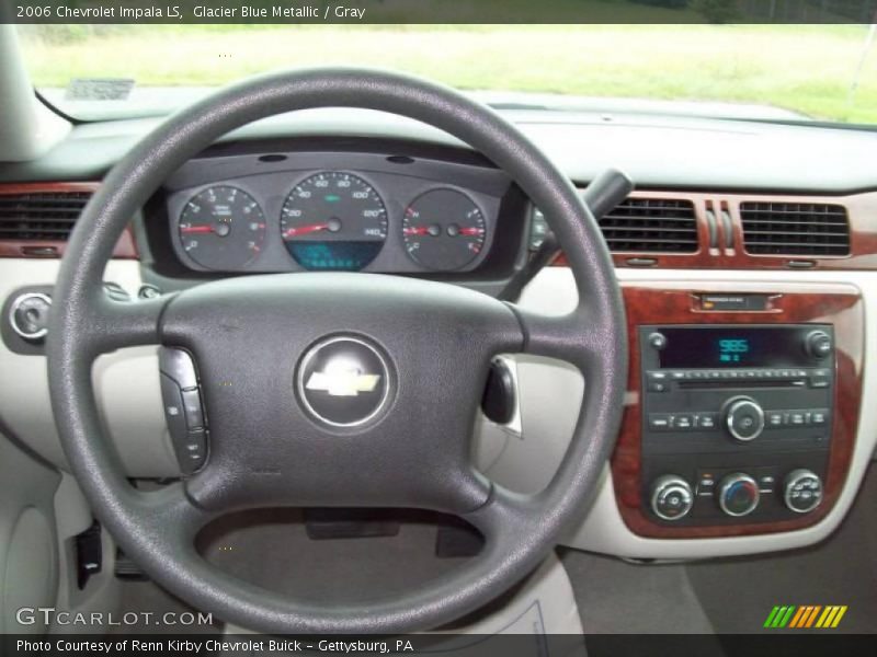 Glacier Blue Metallic / Gray 2006 Chevrolet Impala LS