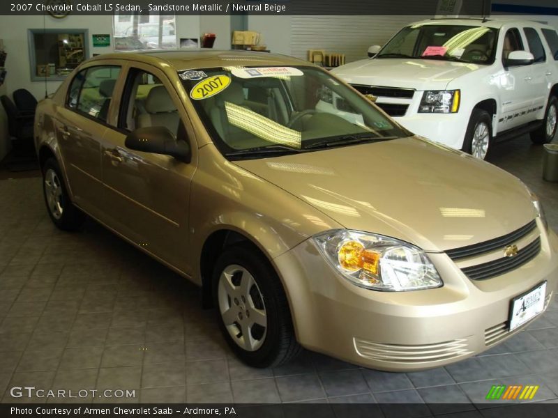 Sandstone Metallic / Neutral Beige 2007 Chevrolet Cobalt LS Sedan