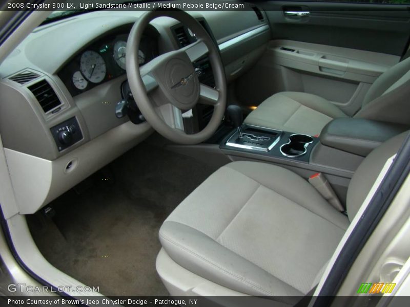 Light Sandstone Metallic / Medium Pebble Beige/Cream 2008 Chrysler 300 LX