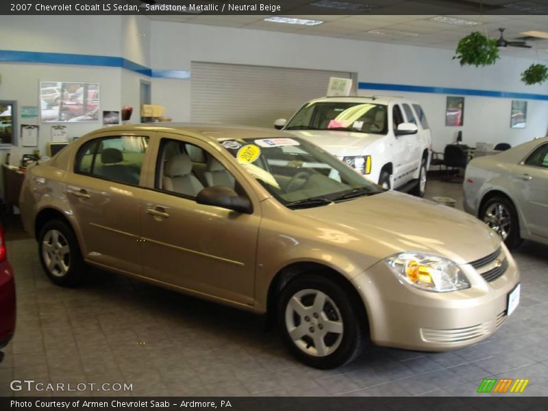 Sandstone Metallic / Neutral Beige 2007 Chevrolet Cobalt LS Sedan