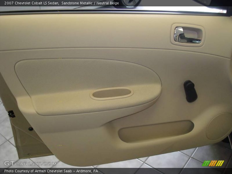 Sandstone Metallic / Neutral Beige 2007 Chevrolet Cobalt LS Sedan