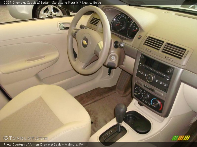 Sandstone Metallic / Neutral Beige 2007 Chevrolet Cobalt LS Sedan