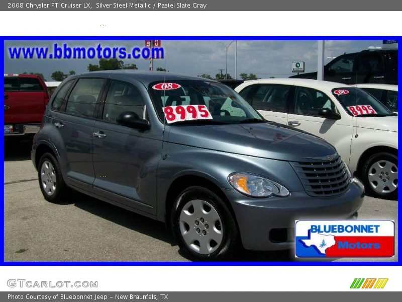 Silver Steel Metallic / Pastel Slate Gray 2008 Chrysler PT Cruiser LX