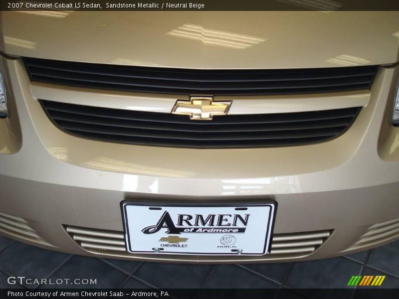 Sandstone Metallic / Neutral Beige 2007 Chevrolet Cobalt LS Sedan