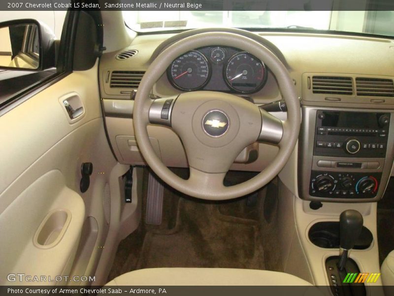 Sandstone Metallic / Neutral Beige 2007 Chevrolet Cobalt LS Sedan