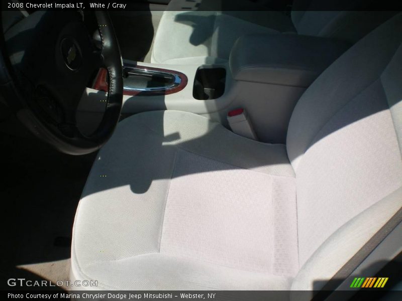 White / Gray 2008 Chevrolet Impala LT