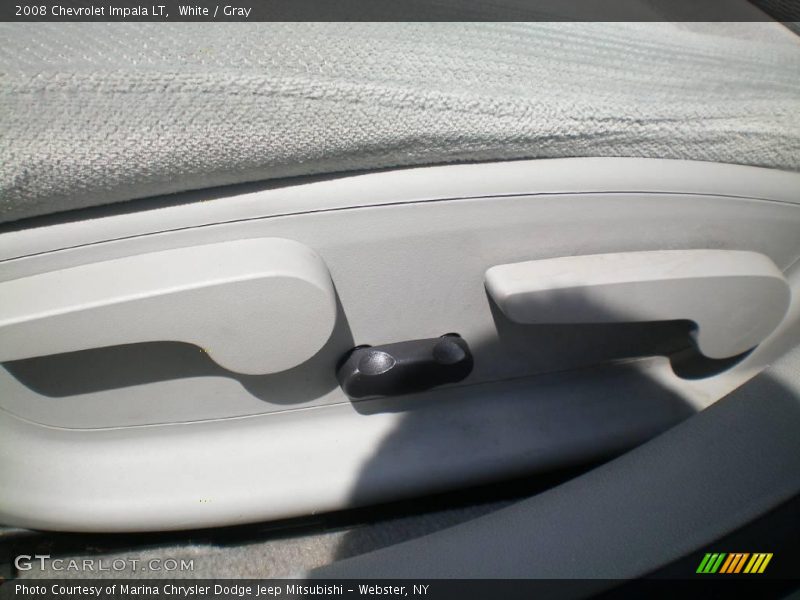 White / Gray 2008 Chevrolet Impala LT