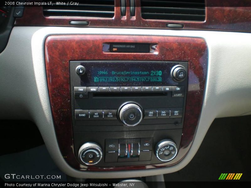 White / Gray 2008 Chevrolet Impala LT