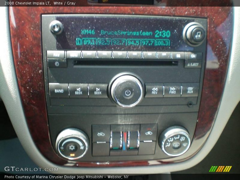 White / Gray 2008 Chevrolet Impala LT