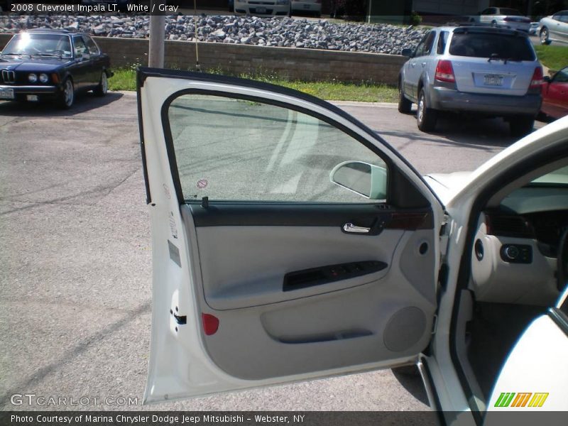White / Gray 2008 Chevrolet Impala LT