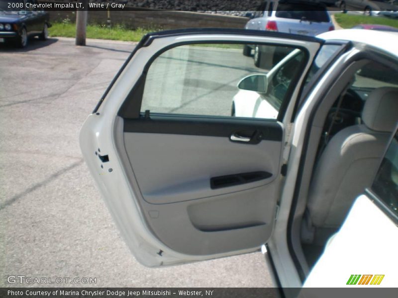 White / Gray 2008 Chevrolet Impala LT