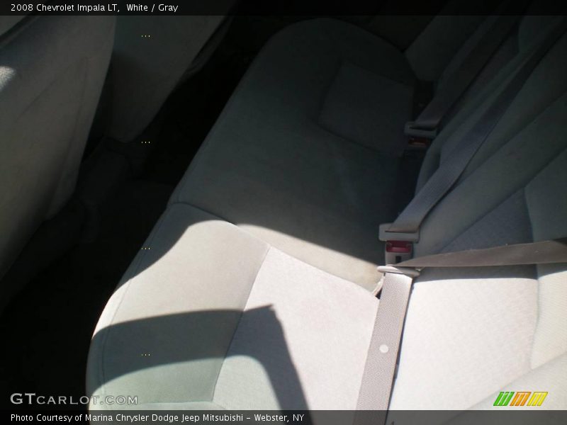 White / Gray 2008 Chevrolet Impala LT
