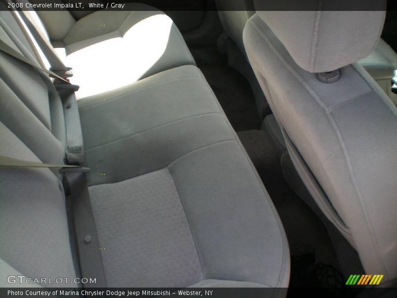 White / Gray 2008 Chevrolet Impala LT