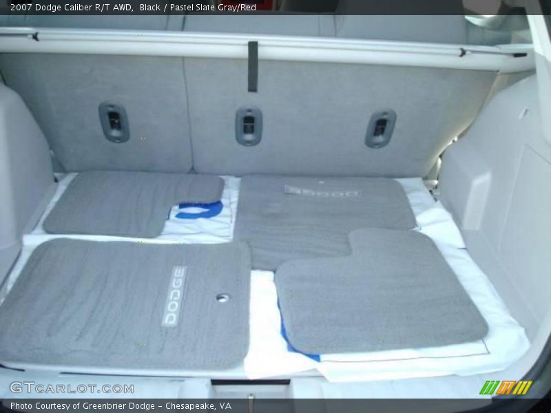 Black / Pastel Slate Gray/Red 2007 Dodge Caliber R/T AWD