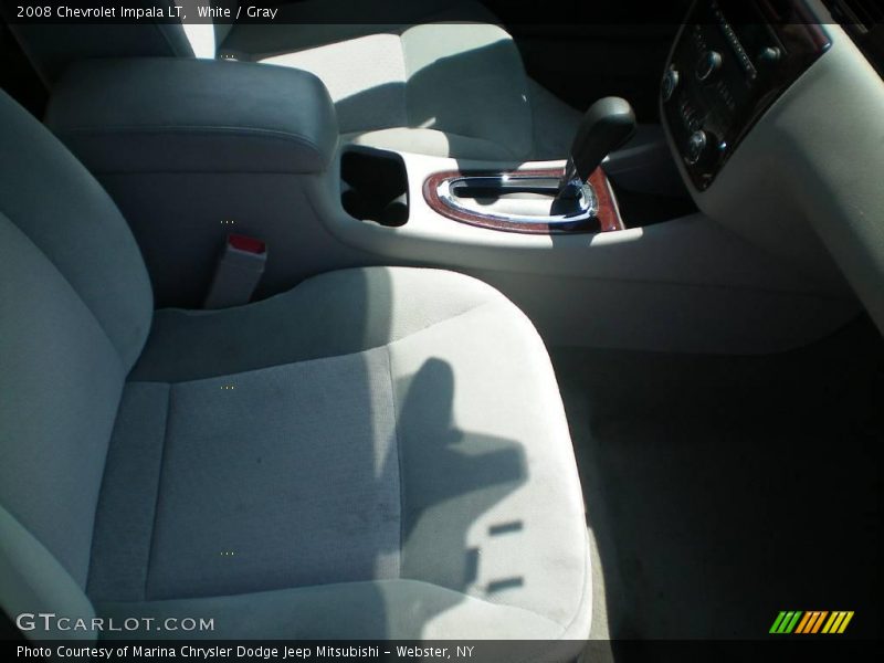 White / Gray 2008 Chevrolet Impala LT