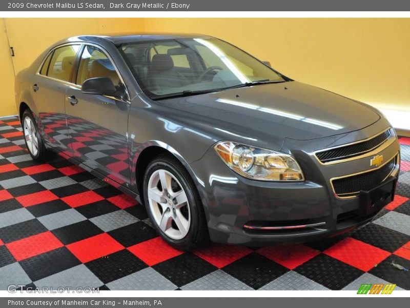 Dark Gray Metallic / Ebony 2009 Chevrolet Malibu LS Sedan