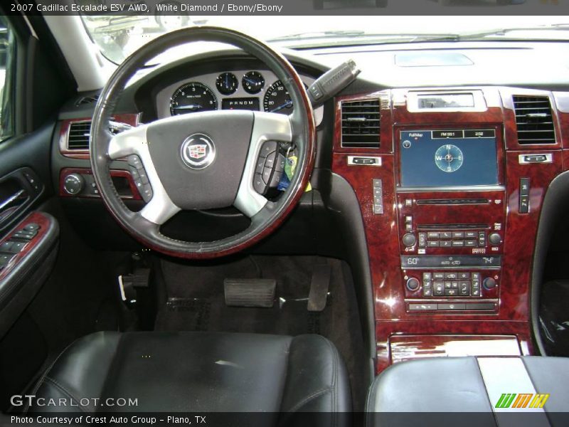 White Diamond / Ebony/Ebony 2007 Cadillac Escalade ESV AWD