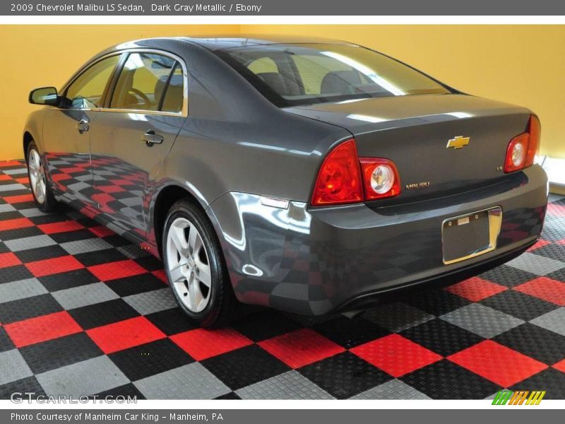 Dark Gray Metallic / Ebony 2009 Chevrolet Malibu LS Sedan