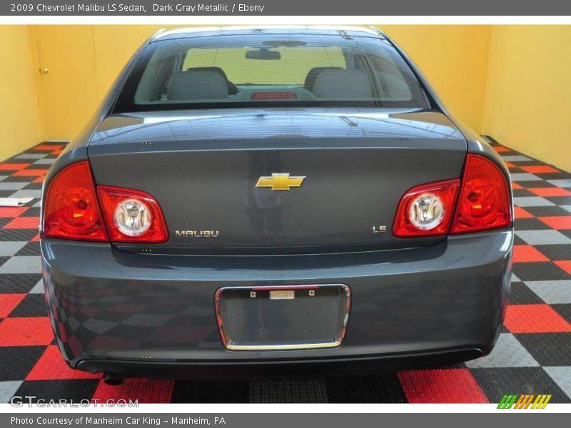Dark Gray Metallic / Ebony 2009 Chevrolet Malibu LS Sedan