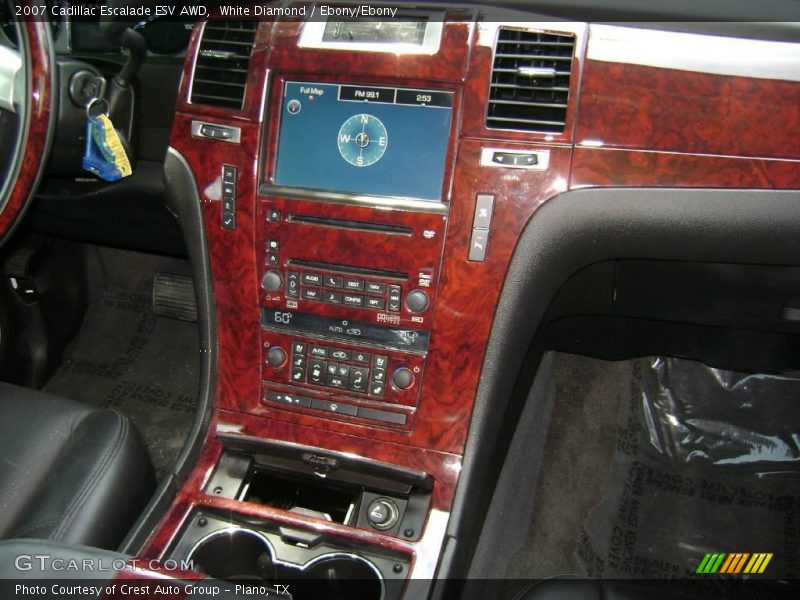 White Diamond / Ebony/Ebony 2007 Cadillac Escalade ESV AWD