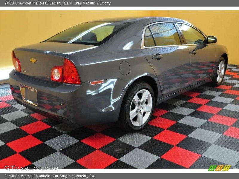 Dark Gray Metallic / Ebony 2009 Chevrolet Malibu LS Sedan