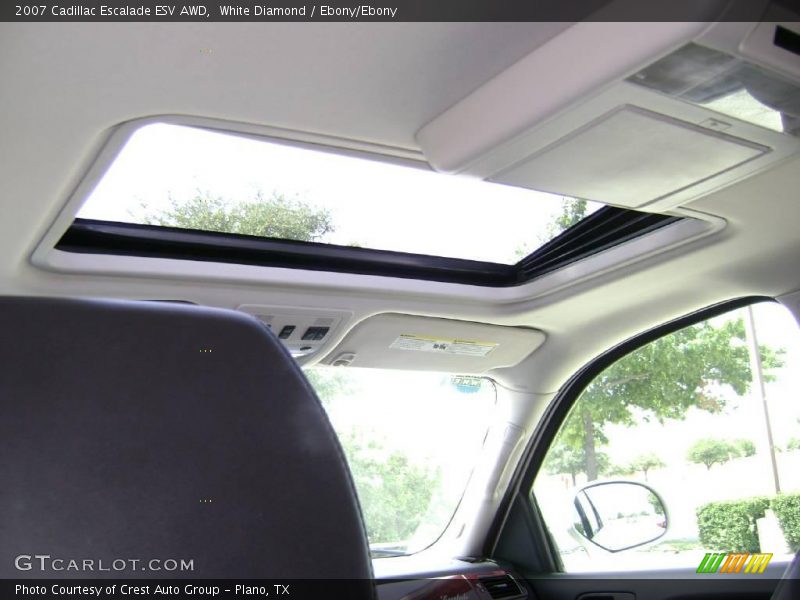 White Diamond / Ebony/Ebony 2007 Cadillac Escalade ESV AWD
