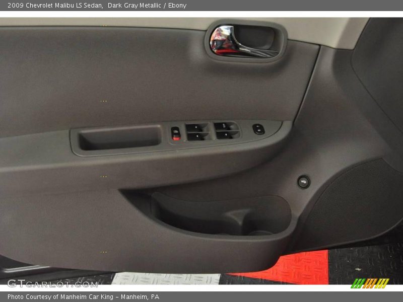 Dark Gray Metallic / Ebony 2009 Chevrolet Malibu LS Sedan