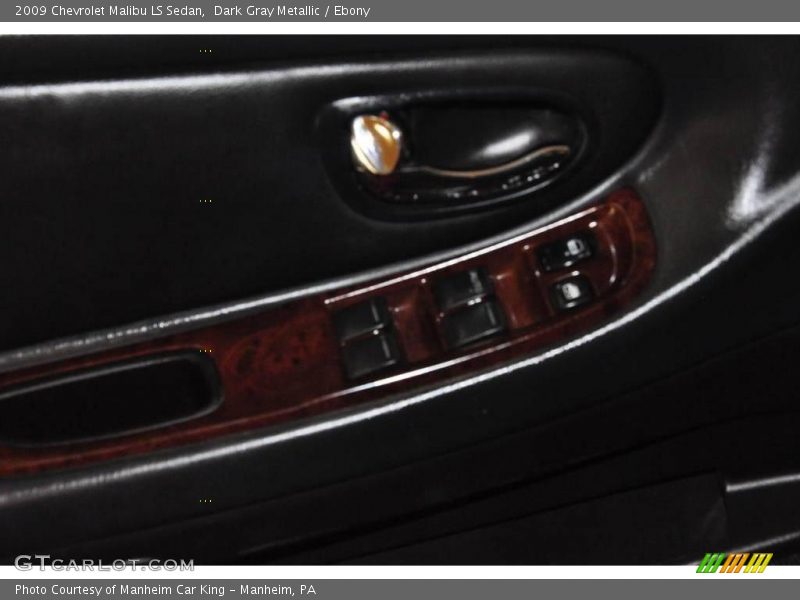 Dark Gray Metallic / Ebony 2009 Chevrolet Malibu LS Sedan