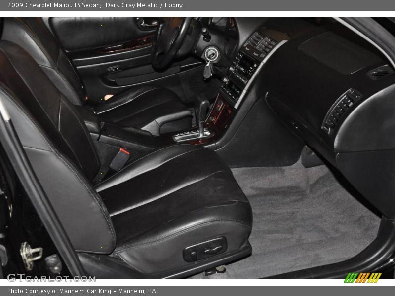 Dark Gray Metallic / Ebony 2009 Chevrolet Malibu LS Sedan