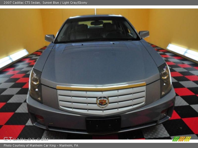 Sunset Blue / Light Gray/Ebony 2007 Cadillac CTS Sedan
