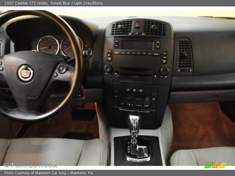 Sunset Blue / Light Gray/Ebony 2007 Cadillac CTS Sedan