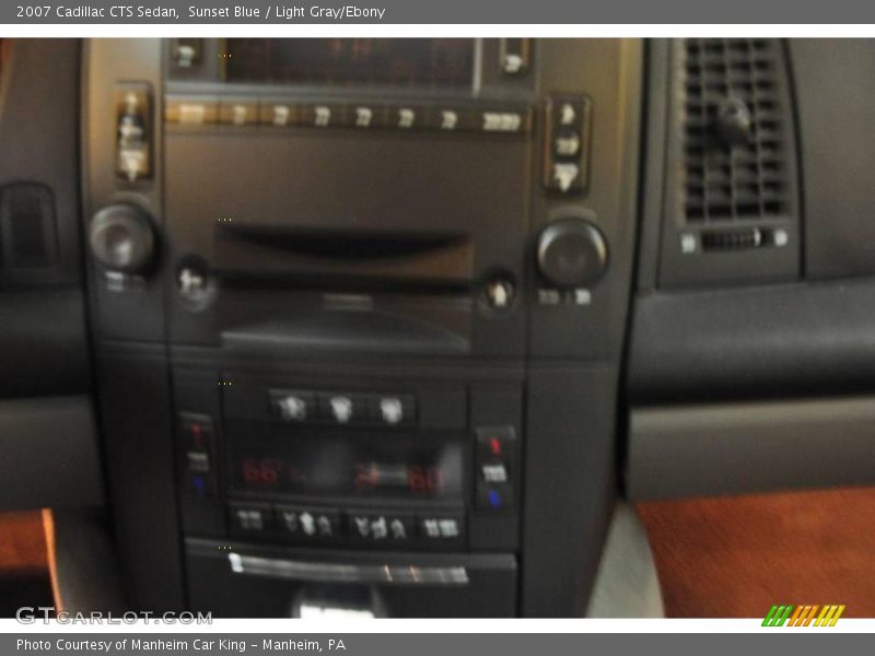 Sunset Blue / Light Gray/Ebony 2007 Cadillac CTS Sedan