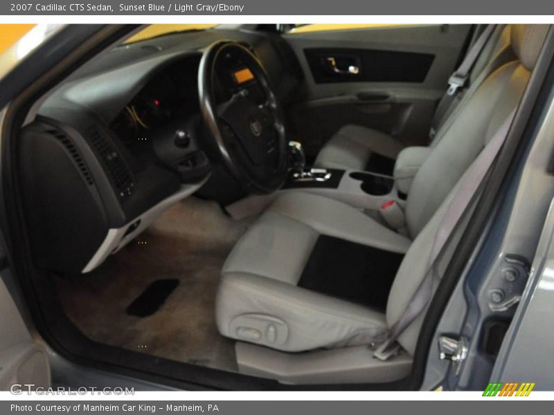 Sunset Blue / Light Gray/Ebony 2007 Cadillac CTS Sedan