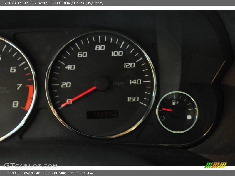 Sunset Blue / Light Gray/Ebony 2007 Cadillac CTS Sedan