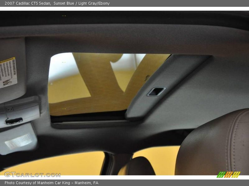 Sunset Blue / Light Gray/Ebony 2007 Cadillac CTS Sedan