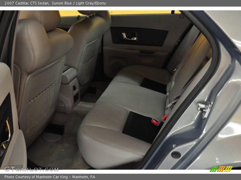 Sunset Blue / Light Gray/Ebony 2007 Cadillac CTS Sedan