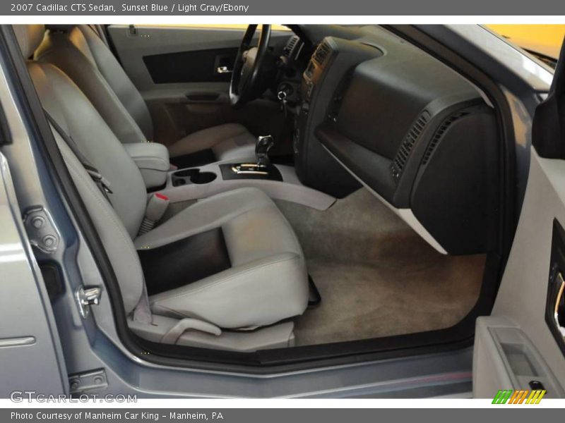 Sunset Blue / Light Gray/Ebony 2007 Cadillac CTS Sedan