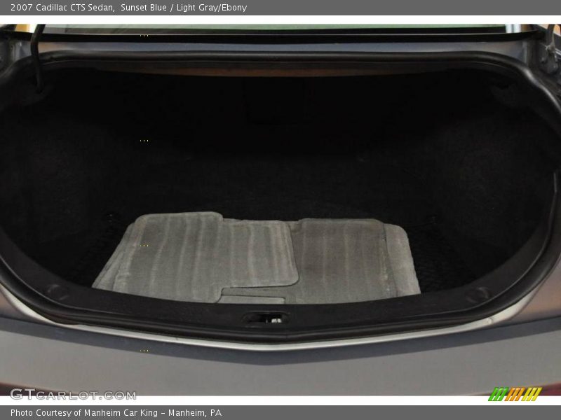 Sunset Blue / Light Gray/Ebony 2007 Cadillac CTS Sedan