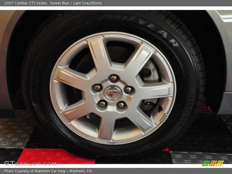Sunset Blue / Light Gray/Ebony 2007 Cadillac CTS Sedan