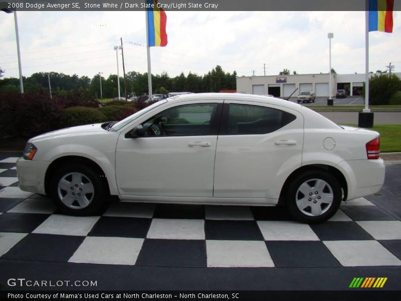 Stone White / Dark Slate Gray/Light Slate Gray 2008 Dodge Avenger SE