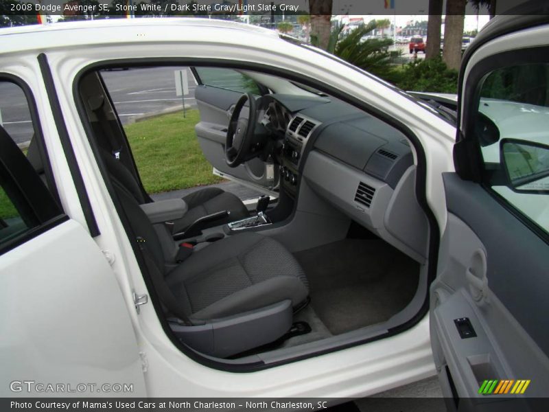 Stone White / Dark Slate Gray/Light Slate Gray 2008 Dodge Avenger SE