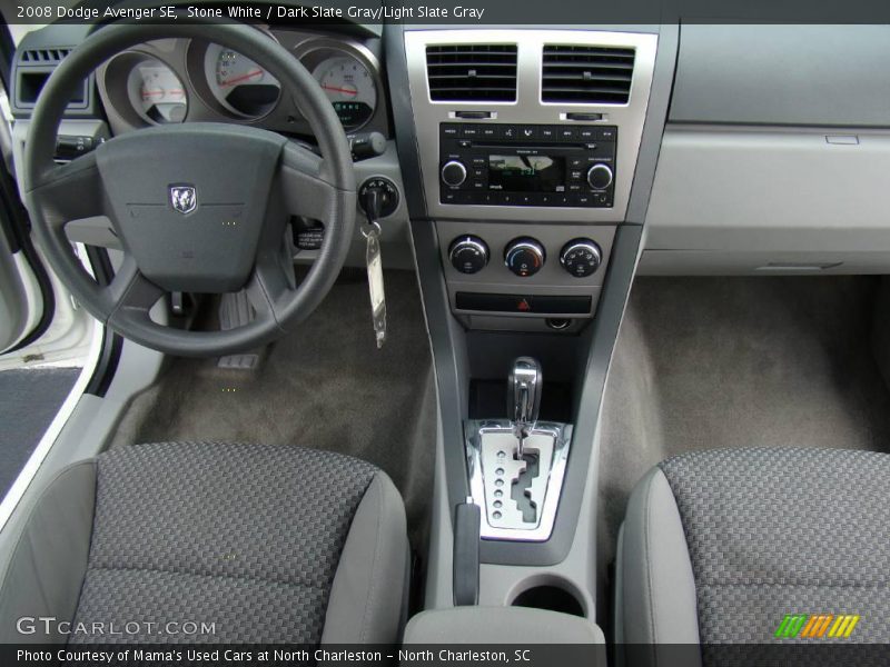 Stone White / Dark Slate Gray/Light Slate Gray 2008 Dodge Avenger SE