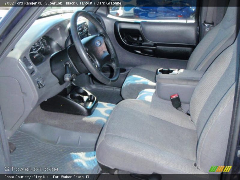 Black Clearcoat / Dark Graphite 2002 Ford Ranger XLT SuperCab