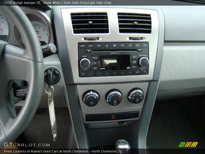 Stone White / Dark Slate Gray/Light Slate Gray 2008 Dodge Avenger SE