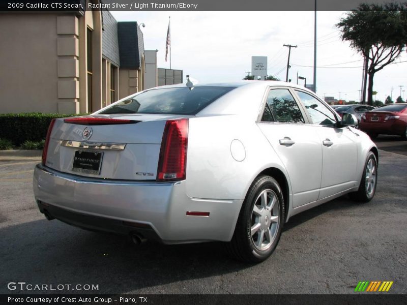 Radiant Silver / Light Titanium/Ebony 2009 Cadillac CTS Sedan