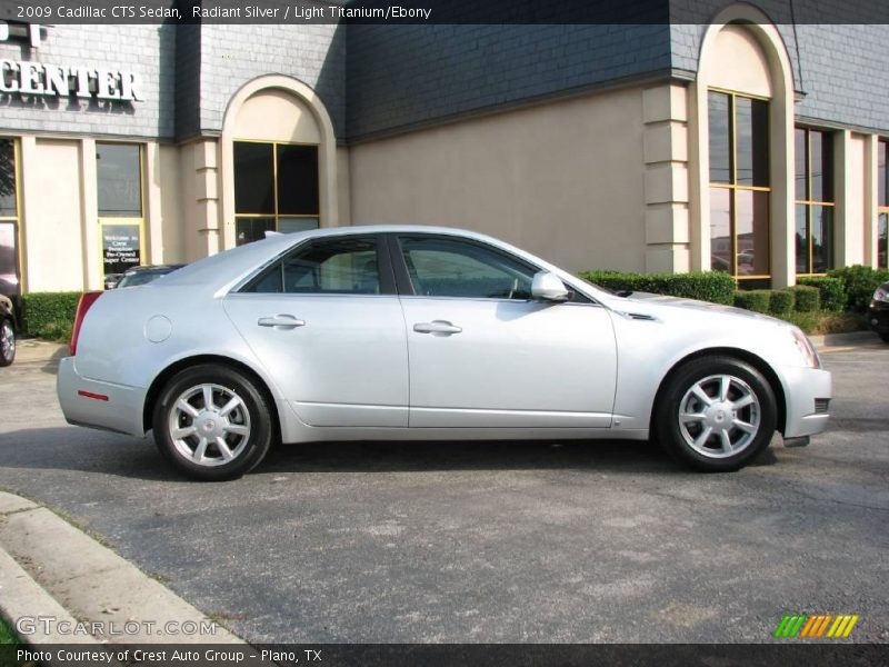 Radiant Silver / Light Titanium/Ebony 2009 Cadillac CTS Sedan