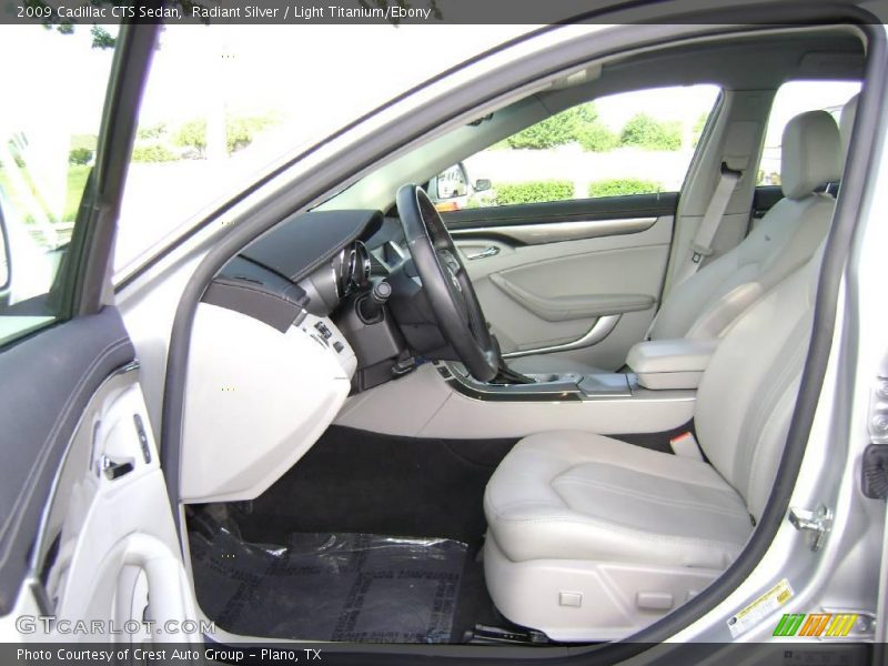 Radiant Silver / Light Titanium/Ebony 2009 Cadillac CTS Sedan